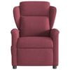 vidaXL Fauteuil de massage inclinable &eacute;lectrique Rouge bordeaux Tissu