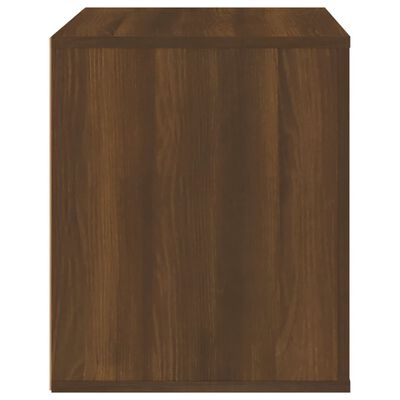 vidaXL Table de chevet Chêne marron 50x39x47 cm