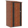 vidaXL Cabanons de jardin Marron 103 x 86 x 200 cm M&eacute;tал