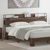 vidaXL T&ecirc;te de lit de rangement Ch&ecirc;ne marron 180 cm Bois d'ing&eacute;nierie