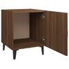 vidaXL Tables de chevet 2 pcs Ch&ecirc;ne marron Bois d'ing&eacute;nierie