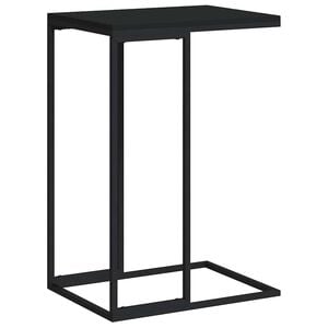 vidaXL Table d'appoint Noir 40x30x59 cm Bois d'ing&eacute;nierie