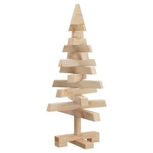 vidaXL Arbres de No&euml;l KOTKA 60 cm Bois massif en pin Naturel