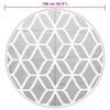 vidaXL Tapis d'ext&eacute;rieur ARAKIL gris &Oslash;160 cm PP