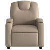 vidaXL Fauteuil inclinable Cappuccino Similicuir