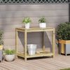 vidaXL Table de rempotage avec étagère 82,5x50x75 cm bois pin imprégné