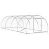vidaXL Poulailler Argent&eacute; 400 x 150 x 100 cm Acier galvanis&eacute;