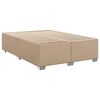 vidaXL Cadre de lit sans matelas cappuccino 140x190 cm similicuir