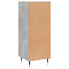 vidaXL Buffet Gris b&eacute;ton 34,5x34x90 cm Bois d'ing&eacute;nierie