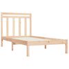vidaXL Cadre de lit sans matelas 90x190 cm bois massif