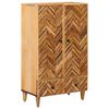 vidaXL Armoires de rangement avec tiroir Marron 60 x 33,5 x 100 cm