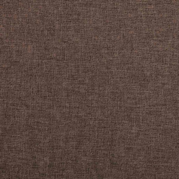 vidaXL Rideau occultant d'aspect de lin avec crochets Taupe 290x245 cm
