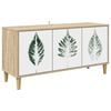 vidaXL Meuble TV HANAU 102 x 33 x 50 cm Sonoma Bois d'ing&eacute;nierie