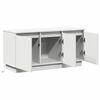 vidaXL Meuble TV Blanc 100 x 38 x 49 cm Bois d'ingénierie