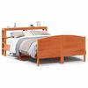 vidaXL Cadre de lit sans matelas cire marron 160x200cm bois pin massif