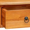 vidaXL Table console avec tiroir Naturel 50,5 x 30 x 75,5 cm