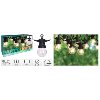 ProGarden Guirlande lumineuse de jardin 20 ampoules LED 24 V