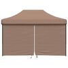 vidaXL Tente de f&ecirc;te Marron 279 x 410 x 315 cm Tissu Oxford