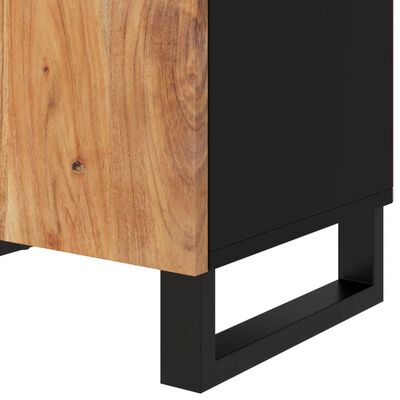 vidaXL Table de chevet 50x33x60cm Bois d'acacia solide et d'ingénierie