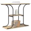 vidaXL Table console Ch&ecirc;ne Sonoma 101 x 35 x 80,5 cm Bois d'ing&eacute;nierie