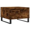 vidaXL Table basse ch&ecirc;ne fum&eacute; 55x55x36,5 cm bois d'ing&eacute;nierie