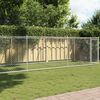 vidaXL Cage pour chien avec porte gris 8x2x1,5 m acier galvanis&eacute;