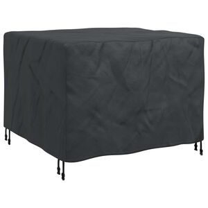 vidaXL Housse pour meubles Uni Noir 113 x 113 x 73 cm 210D