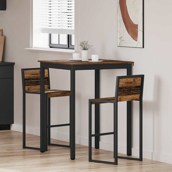 vidaXL Table de salle &agrave; manger / Table de repas Bois d'ing&eacute;nierie