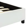 vidaXL Cadre de lit sans matelas blanc similicuir 120x200 cm