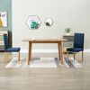 vidaXL Chaises &agrave; manger lot de 2 bleu tissu