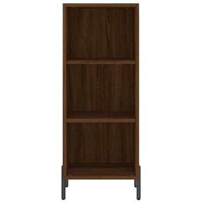 vidaXL Buffet chêne marron 34,5x32,5x90 cm bois d'ingénierie