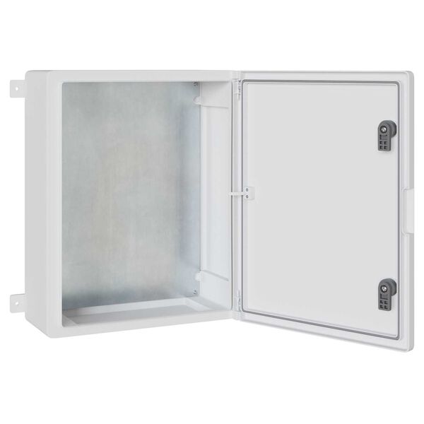 vidaXL Armoire de contr&ocirc;le Gris 47 x 20 x 60 cm Plastic ABS