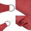 vidaXL Voile d'ombrage 160 g/m&sup2; Rouge 3x6 m PEHD