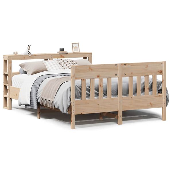 vidaXL Cadre de lit sans matelas 150x200 cm bois de pin massif