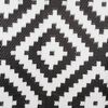 Bo-Camp Tapis d'ext&eacute;rieur Chill mat Lewisham 2x1,8 m M noir et blanc