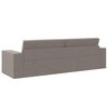 vidaXL Canapé-Lit Taupe 245 x 78 x 77 cm Velours