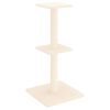 vidaXL Arbre &agrave; chat avec griffoirs en sisal cr&egrave;me 73 cm