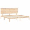 vidaXL Cadre de lit sans matelas bois massif de pin