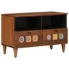 vidaXL Table basse Marron 80 x 54 x 40 cm Bois de mangue massif
