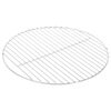 vidaXL Grille de barbecue ronde &Oslash;40 cm acier inoxydable 304