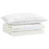 vidaXL Ensemble de couette 90 % en duvet d&rsquo;oie FULDA 2 pc 140 x 200 cm