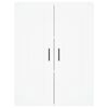 vidaXL Armoire murale blanc 69,5x34x90 cm bois d'ingénierie
