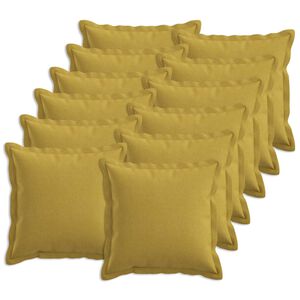 vidaXL Housse de coussin 12 pc HOUTEN Vert clair 40 x 40 cm