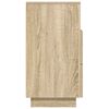 vidaXL Table de chevet avec 2 tiroirs ch&ecirc;ne sonoma 36x36x68 cm
