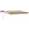 vidaXL Store r&eacute;tractable manuel avec LEDs 3,5 x 2,5 m
