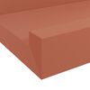 vidaXL &Eacute;tag&egrave;re Murale 2 pcs Rouge 40 x 9 x 3 cm Bois d'ing&eacute;nierie