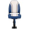 vidaXL Ensemble de si&egrave;ges de bateau pliables lot de 2 dossier haut