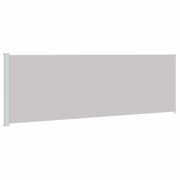 vidaXL Auvent lat&eacute;ral r&eacute;tractable de patio 200x600 cm Gris