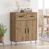 vidaXL Buffet Chêne artisanal 69,5 x 34 x 90 cm Bois d'ingénierie