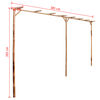 vidaXL Pergola Bambou 385 x 40 x 205 cm